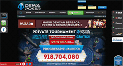 Desktop Screenshot of dewapoker.net